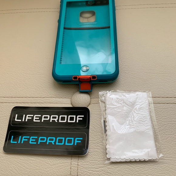 LifeProof iPhone 7Plus FRE Case in Teal/Orange - Picture 6 of 8